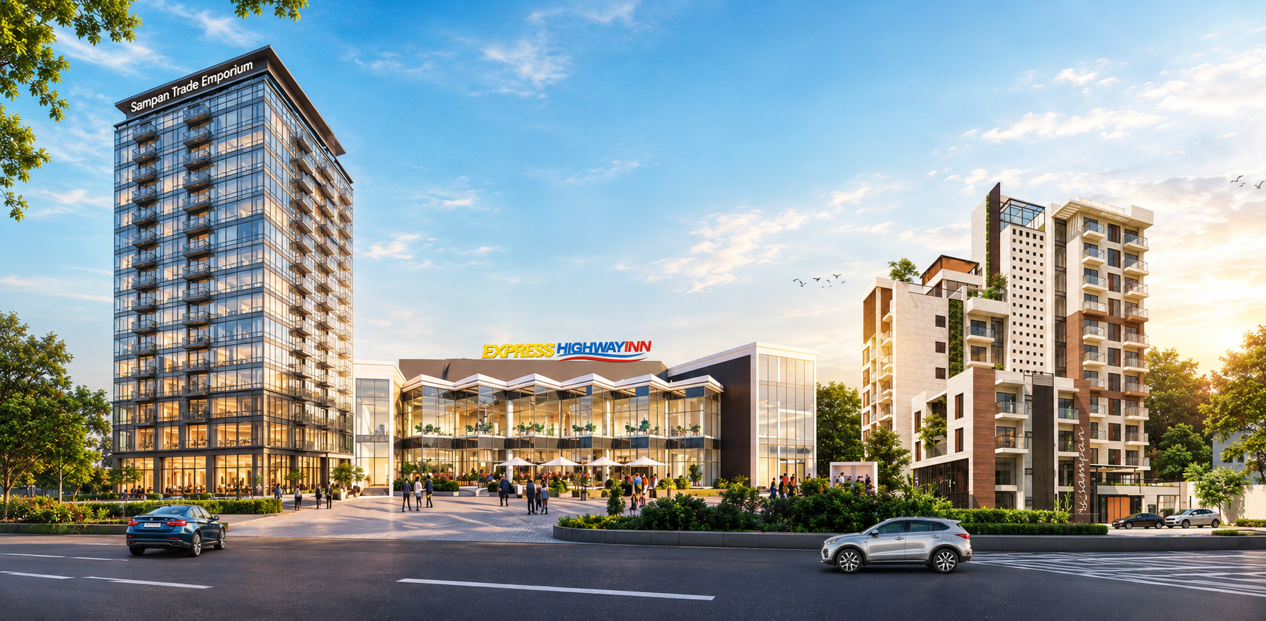 Express Highway Inn exterior or approved concept image